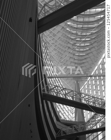 Looking up at the ceiling Looking up at the ceiling 125454717