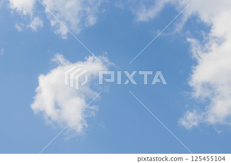 Blue sky and white clouds Blue sky and white clouds 125455104