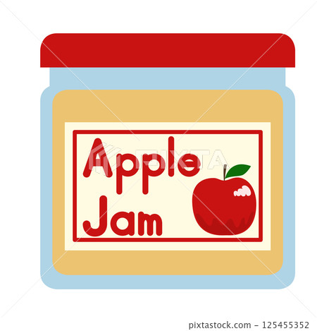Apple jam illustration 125455352