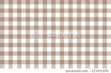 Brown checkered background material 125455970