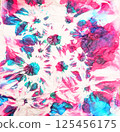 Colorful Abstract Tie-dye Pattern 5 125456175