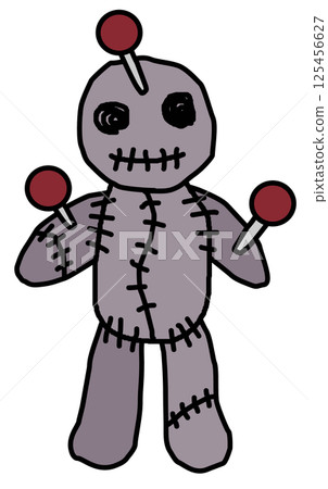 An occult doll fixed with nails for use in curse or hexes An occult doll fixed with nails for use in curse or hexes 125456627