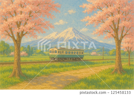 The theme of this piece is cherry blossoms. The theme of this piece is cherry blossoms. 125458133