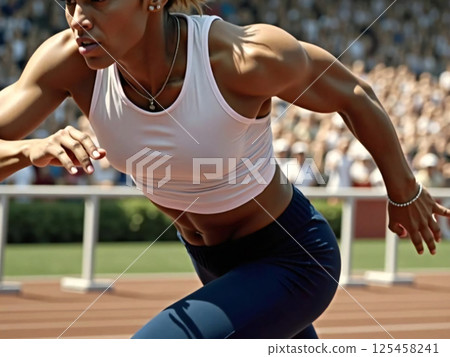 Dynamic Female Athletes: Track and Field Running Towards the Future Dynamic Female Athletes: Track and Field Running Towards the Future 125458241