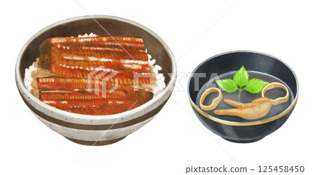 鰻魚幗插圖集 125458450