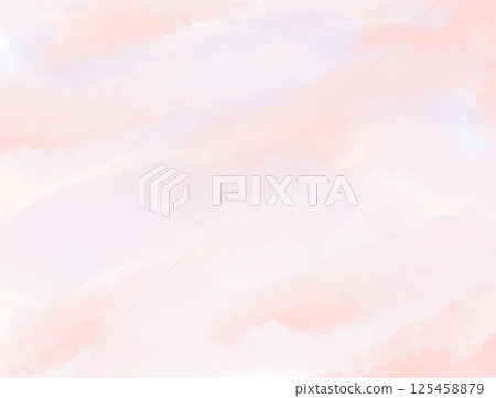 粉紅色水彩紋理背景畫水彩 125458879