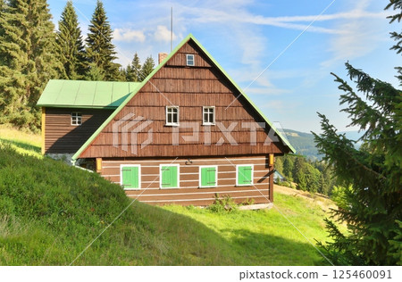 Beautiful mountain cottage in Czech republic 125460091