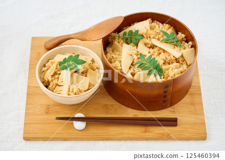 春天的味道：竹筍飯 125460394