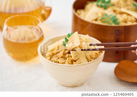 春天的味道:竹筍飯 春天的味道:竹筍飯 125460405