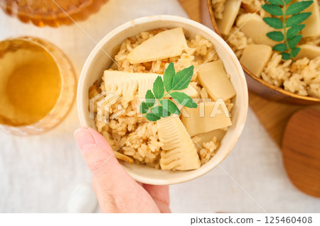 Taste of Spring: Bamboo Shoot Rice Taste of Spring: Bamboo Shoot Rice 125460408