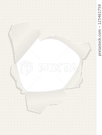 Perforated graph paper background frame, grid of dots, notebook, portrait orientation Perforated graph paper background frame, grid of dots, notebook, portrait orientation 125461759