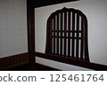 A window resembling a shoji screen in a Japanese house 125461764
