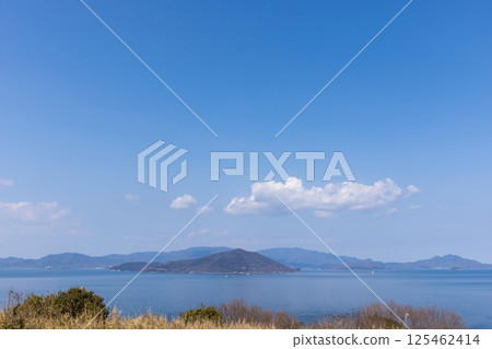 Setouchi scenery (Shodoshima) View from Ogushi Natural Park in Sanuki City Setouchi scenery (Shodoshima) View from Ogushi Natural Park in Sanuki City 125462414
