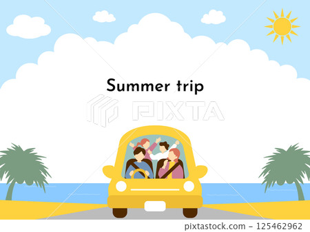 家庭享受開車 125462962