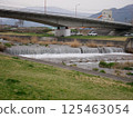 Japanese riverbed 125463054