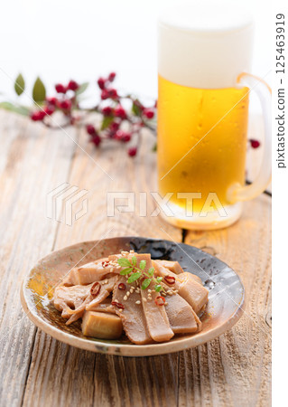 用竹筍製作的自製面麻 用竹筍製作的自製面麻 125463919