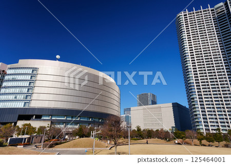 Tokyo Bay Area Toyosu Scenery around Shin-Toyosu Station 125464001