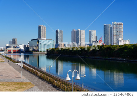 Tokyo Bay Area Shinonome Canal and Shinonome Streets Tokyo Bay Area Shinonome Canal and Shinonome Streets 125464002
