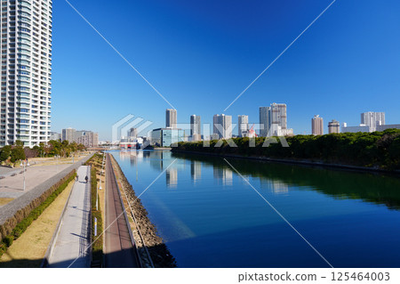 Tokyo Bay Area Shinonome Canal and Shinonome Streets Tokyo Bay Area Shinonome Canal and Shinonome Streets 125464003