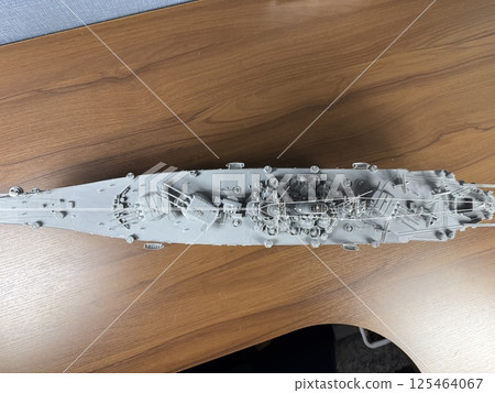 Plastic model of the Japanese battleship Musashi Plastic model of the Japanese battleship Musashi 125464067