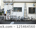 Scenery with a bicycle 125464560
