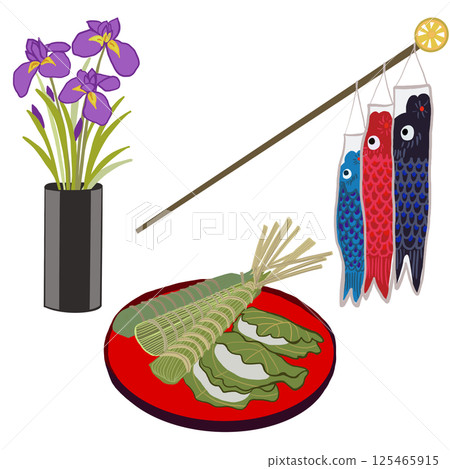 端午節插畫 125465915