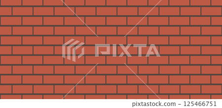 Orange Brick Wall Texture Cartoon Background Illustration Orange Brick Wall Texture Cartoon Background Illustration 125466751