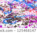 Colorful dripping pattern 1 125468147