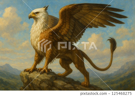 Griffon Illustration 125468275