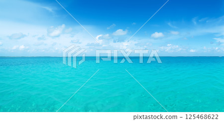 Beautiful summer sea image AI generated image 125468622
