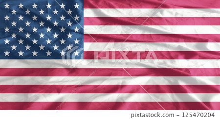 United States of America Flag Wind Waving Close Up USA United States of America Flag Wind Waving Close Up USA 125470204