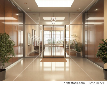beautiful luxury hotel in restaurant 125470721