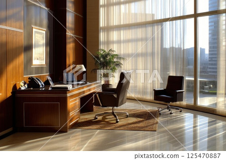 modern interior of restaurant 125470887