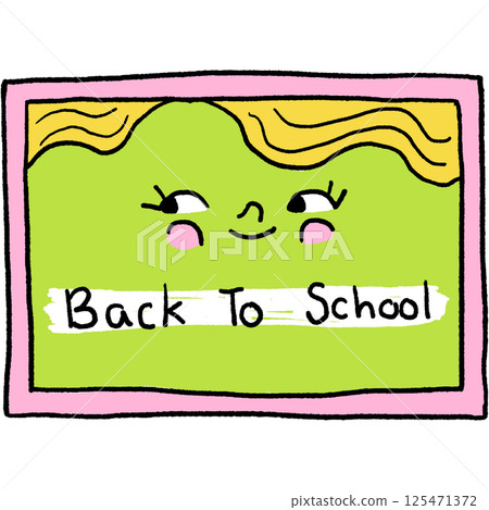 Back to school doodles  125471372