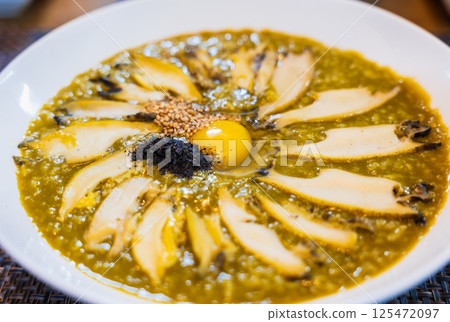 Authentic Korean abalone porridge 125472097