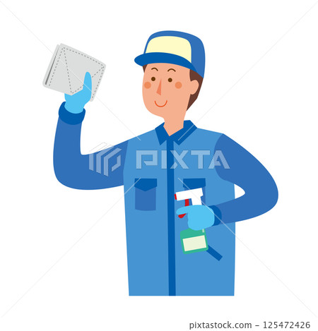 Male cleaner 125472426