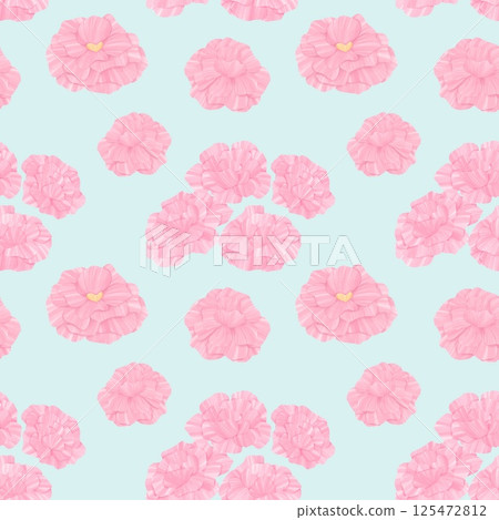 Vintage Hoary Stock Seamless Floral Pattern Vintage Hoary Stock Seamless Floral Pattern 125472812