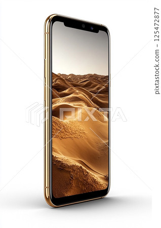 Smartphone with a blank display. Perfect for website, product promotions and online advertisements. Smartphone with a blank display. Perfect for website, product promotions and online advertisements. 125472877
