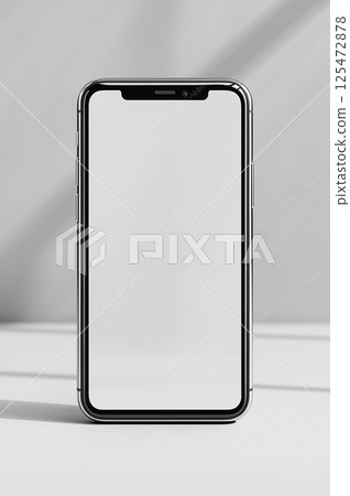 Premium smartphone with a blank screen. Premium smartphone with a blank screen. 125472878