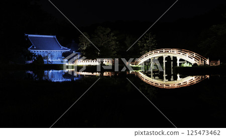Night view of Shomyoji Temple in Kanazawa Bunko, Kanazawa Ward, Yokohama City 125473462