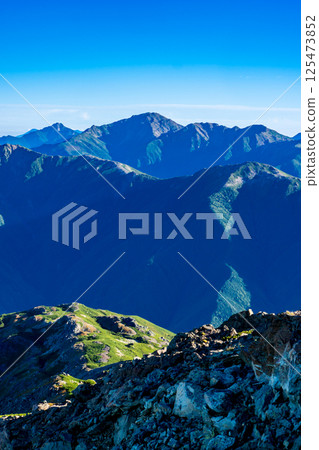 Mt. Kaikoma and Mt. Aino seen from Mt. Akuzawa, Southern Alps, Climbing Mt. Akuzawa and Mt. Arakawa Mt. Kaikoma and Mt. Aino seen from Mt. Akuzawa, Southern Alps, Climbing Mt. Akuzawa and Mt. Arakawa 125473852