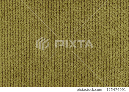 Texture of velour jacquard khaki fabric close up, macro. Cloth structure, textile background Texture of velour jacquard khaki fabric close up, macro. Cloth structure, textile background 125474991