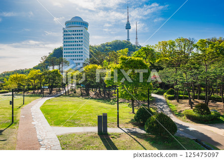 Seoul: Fresh greenery at Namsan Park and N Seoul Tower Seoul: Fresh greenery at Namsan Park and N Seoul Tower 125475097