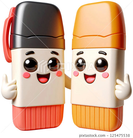 3D Stationery Cartoon, Stationery Cartoon, Stationery store 3D Stationery Cartoon, Stationery Cartoon, Stationery store 125475538