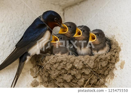 Swallow parenting Swallow parenting 125475550
