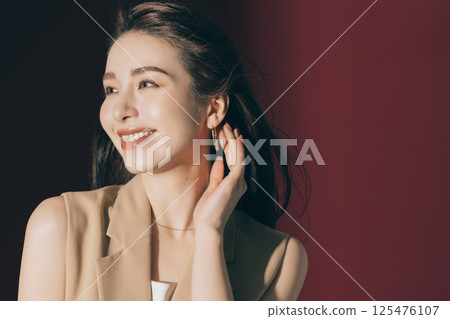 Cool lighting beauty image Cool lighting beauty image 125476107