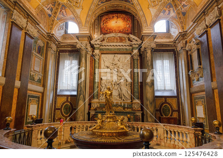Papal Basilica of Saint Mary Major interior in Rome, Italy. Papal Basilica of Saint Mary Major interior in Rome, Italy. 125476428
