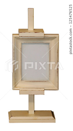 Empty wooden easel Empty wooden easel 125476525