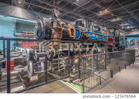 埼玉縣鐵道博物館9850型蒸汽機車，編號9856 125476564