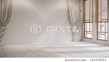 white empty room minimalist background,3D rendering 125476953